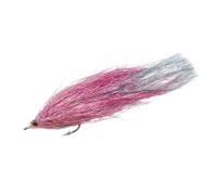 rockible Esche da Pesca Mosca Streamer Artificiale Amo Acciaio Alto Carbonio Tinsel Riflettente Realismo Occhi Dettagliati Materiale Robustezza Adatto a Pesca Estiva Predatori Grandi, Pink