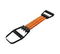 rockible Espansore Toracico Regolabile, Attrezzatura per L'allenamento del Torace, Fascia di Resistenza Antiscivolo Portatile, Fascia per Esercizi con Mani, Rosso