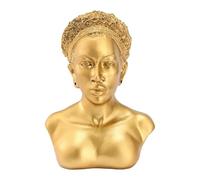 rockible Espositore per Gioielli, Busto, Collana, Catena, Busto per Gioielli, Moda, Scultura da Donna, Statuetta per casa, Camera da Letto, Soggiorno, Oro