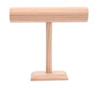 rockible Espositore per Gioielli in Legno Rustico, espositore per bracciali, per Orologi, Torre espositiva per cavigliere, collane, casa, attività Commerciale, L