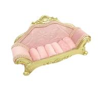 rockible Espositore per Gioielli, Porta Anelli, Divano a Forma di Decorazione, Organizer Multifunzione per Gioielli, per Negozi, cassettiere, mostre, Rosa