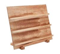 rockible Espositore per Orecchini in Legno, espositore per Gioielli, Moderno e Pratico, Porta bietti per Orecchini, per Tavolo, spoatoio, Uso Domestico, 3 Livelli
