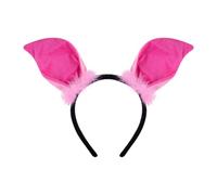 rockible Fascia per capelli con orecchie di maiale, accessorio decorativo per costumi di Halloween e feste in maschera, Rosa