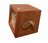 rockible fotografico Flipbook Immagine Flip Box Picture Memory Box Macchina fai da te per l'animazione di foto con movimento manuale per eventi di, Marrone