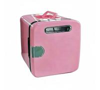 rockible Frigorifero Portatile per Auto Mini Frigo 5l Box Raffreddamento Contenitore Termico Design Lucido con Angoli Arrotondati E Guarnizione Perimetrale, Rosa