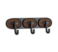 rockible Gancio appendiabiti da parete, porta accappatoio, facile da installare, robusto gancio per doccia, appendiabiti per soggiorno, cucina, ingresso, Triplo Gancio