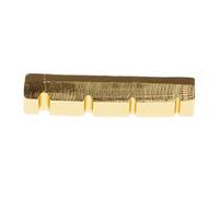 rockible Golden String Dado 42 Mm/38 Mm Scanalato Intagliato per La Sostituzione Dei Bassi Elettrici, Ottone, 38 millimetri