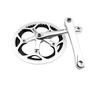 rockible Guarnitura per Bicicletta con Corona da 53 Denti Pedivelle in Lega Leggera da 170 Mm Protezione in Acciaio Compatibile con Trasmissione a 6 velocità Adatta per Uso Quotidiano