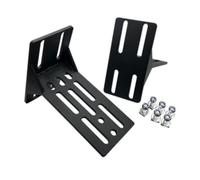 rockible Kit Staffe con Accessori di Montaggio Alta Resistenza, Staffa di Montaggio con Piastra Scanalata e Rinforzo Triangolare, a Basso Profilo, per Campeggio