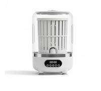 rockible Lavatrice Portatile Mini Lavatrice Asciugatrice Centrifuga Lavabiancheria Compatta con Coperchio Visibile Display Digitale Tasti Sensibili in Plastica, White, 909 English