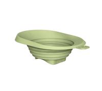 rockible Machine Imbuto Cucina Silicone Alimentare per Granitore E Sorbettiera con Bordo Paraschizzi Flessibile Resistente al Calore Design Pieghevole con, Verde