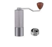 rockible Macinacaffè Manuale Regolabile Macinacaffè a Manovella Zigrinato Macinino da Caffè per Viaggiatori, Campeggio, Array, Grigio Canna Di Fucile, Moderno Semplice