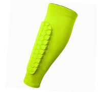 rockible Manicotti per Gambe da Calcio Calzini per parastinchi da Calcio Manicotti a Compressione per Gambe per Polpacci per Lo Sport, Giallo Fluo XL