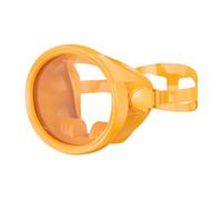 rockible Maschera Subacquea Occhiali da Immersione Snorkeling Maschera Facciale Completa Campo Panoramico Telaio Unificato Profilo Affusolato Silicone E Vetro , Arancione