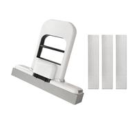 rockible Mini Auto-spremibile con Testa in Spugna, Super Assorbente, per Piani Cucina, Piastrelle del Bagno e Vetro, Bianco Nero