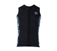 rockible Muta da Uomo Top 3mm Cerniera Gilet da Sub Gilet da Sub in Neoprene Senza Maniche Gilet Senza Maniche per Kayak Canoa Nuoto, l