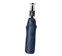 rockible Ombrello da viaggio compatto pieghevole Lunghezza piegata 32 cm robusto versatile resistente al diametro 42 pollici resistente alla pioggia e al, blu scuro
