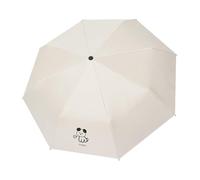 rockible Ombrello pieghevole, 8 stecche Protezione solare portatile Ombrello antipioggia con telaio resistente