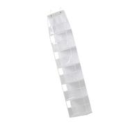 rockible Organizer per Riporre Oggetti Sopra La Porta, Ampie Tasche, Organizer per Armadio Dietro La Porta, Organizer Da Appendere per Piccoli Oggetti, Giocatt, bianco, 6 Griglie