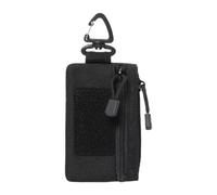 rockible Organizer tascabile impermeabile con gancio, piccolo organizer per cuffie da escursionismo e campeggio, Nero