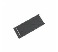rockible Organizer Vano Auto Coperchio Portabicchieri Console Centrale Tapparella a Scorrimento Pannello Bracciolo Sostituzione Materiale Robusto E Protezione, Nero