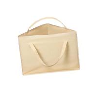 rockible Organizzatore per grucce Rigido, Porta grucce, organizzazione efficiente con Coperchio e Maniglie, Contenitore per Giocattoli, Articoli Vari per la, Triangolo Beige