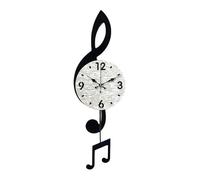 rockible Orologio da parete con nota musicale, orologio da parete moderno con nota musicale, da in acrilico, silenzioso, per camera da letto, cameretta, bar, L