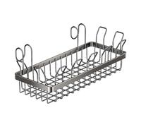 rockible Pannello per Appendere Cestini in Filo Metallico, Organizer, Cestino Da Parete Multiuso, Cestini Portaoggetti, L