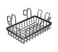 rockible Pannello per Appendere Cestini in Filo Metallico, Organizer, Cestino Da Parete Multiuso, Cestini Portaoggetti, S