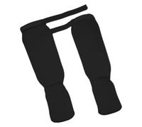 rockible Parastinchi Protezioni per Il Collo del Piede Protezioni Imbottite per Le Gambe Equipaggiamento Protettivo per MMA Boxing Training Muay Thai, Nero l