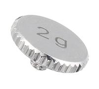 rockible Parti Della Cartuccia Del Giradischi a Conchiglia Da 2 G/4/argento, Argento 2g, 2g