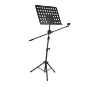 rockible per spartiti Supporto per libri di musica Leggero Stabile Antiscivolo Pieghevole Supporto per spartiti musicali per musicisti da viaggio Banda, Nero