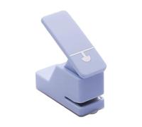 rockible Perforatrice per Carta, perforatrice per Carta, per cancelleria, compatta, Manuale, per Bambini, a Foro Singolo, per Ufficio, per pianificatori, Buco del Fungo Blu