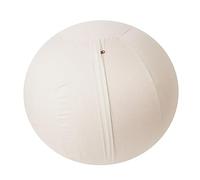 rockible Pilates Yoga Ball Cover, Balance Ball Cover, Lightweight Anti Burst Fitness Ball, Sitting Balls Chair Protector Cover, Traspirante, Beige 55 cm