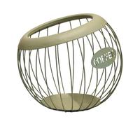 rockible Porta capsule di caffè di grande capacità, moderno, professionale, robusto, organizer per capsule, cestino porta per la cucina, Verde