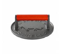 rockible Pressa Carne Manuale Pressa Burger Pressa Bistecca Pressa Panini in Ghisa con Impugnatura Ergonomica per Cottura Uniforme su Griglia Piastra Cucina Domestica Ristoranti Food Truck, Rotondo