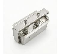 rockible Pressa per Carne Stampo Pâté Forma Cucina Inox 304 Duratura per Terrine a Strati E Pressati Pressione Costante E Regolare Facile Montaggio E Blocco, 140×60×60mm, Regolare