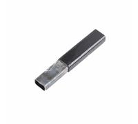 rockible Prolunga Hockey Carbonio Asta Manico Inserto Estensione Rigida per Affinare Tocco E Controllo Del Bastone Adatta Ad Allenamenti Esercizi Tecnici Partite Competitive, 10 Cm, Per Giovani