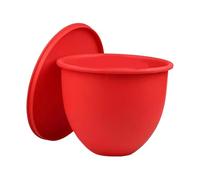 rockible Rivestimento in silicone per ciotola con coperchio, accessori per mixer, parti di elettrodomestici da cucina, parti di ricambio per mixer con testa, Rosso