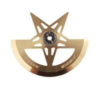 rockible Rotore per movimento orologio Rotore automatico per orologiai Peso oscillante a a cinque punte di alta qualità, diametro 1,1" per serie Nh, Oro