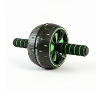 rockible Ruota Addominali Rullo Esercizi Wheel Addominale Attrezzo Core con Maniglie in Schiuma E Ginocchiera Rotolamento E Antiscivolo Adatto per Allenamento, Array, Nero E Verde