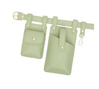 rockible Sacca per l'anca morbida, moda per donne organizzatore a cintura cinghia multifunzionale, Verde Chiaro