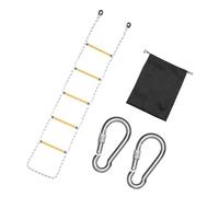 rockible Scala per Barca da 5,9 Piedi con Corda da Arrampicata E 5 Gradini, Scaletta da Bagno con Borsa Portaoggetti, Versatile per Accessori per D'ac