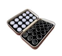 rockible Scatola Portaoggetti con Scomparti | Fodera Interna Nera, Scatola con Scomparti Rotondi, Antipolvere, per di Gioielli, Onicotecniche, 15wht 15blk