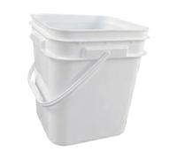 rockible Secchio per con sportello e Coperchio, Versatile, Resistente, Portatile, Professionale, Facile da Usare, Pratico Secchio per la conservazione, 10 Litri