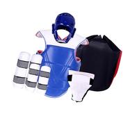 rockible Set di Equipaggiamento Protettivo Taekwondo da 5 Pezzi per Adulti E Bambini Protezione Completa Karate Sparring Gear per Arte Marziale Kickboxing MMA, S