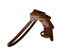 rockible Spallaccio Decorativo in Pelle PU per Armatura Medievale, Stile Steampunk, Marrone