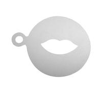 rockible Stencil per Torte, Stencil per Decorare Il caffè, Stencil per Latte Art, Modello per Cappuccino per Forniture per Bar di Cupcake All'avena, Labbra