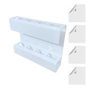 rockible Supporto, Accessori Da Cucina, Organizzatore, Contenitore per Bar, Casa, Caffetteria, Mobiletto, Bianco