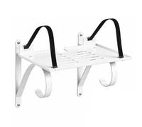 rockible Supporto Dispositivo a Pressione Positiva da Ganci Ventilato Ripiano Dispositivo a Pressione Positiva con Cinghie Regolabili Compatta, Bianco
